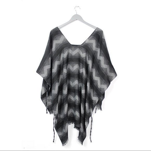 Calvin Klein Chevron Kimono Beach Coverup OS - Picture 6 of 7